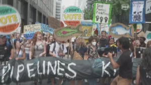 Aktywiści protestowali w Nowym Jorku