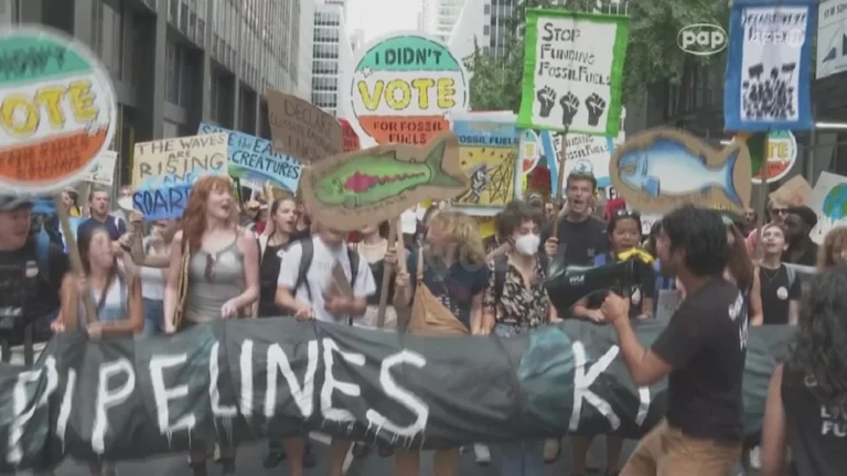 Aktywiści protestowali w Nowym Jorku