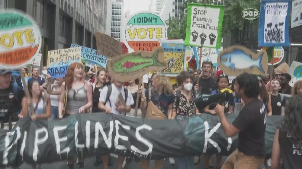 Aktywiści protestowali w Nowym Jorku