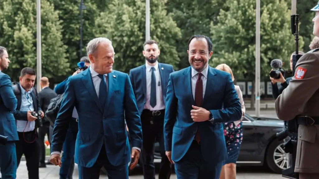 Spotkanie Premiera Donalda Tuska z Prezydentem Cypru