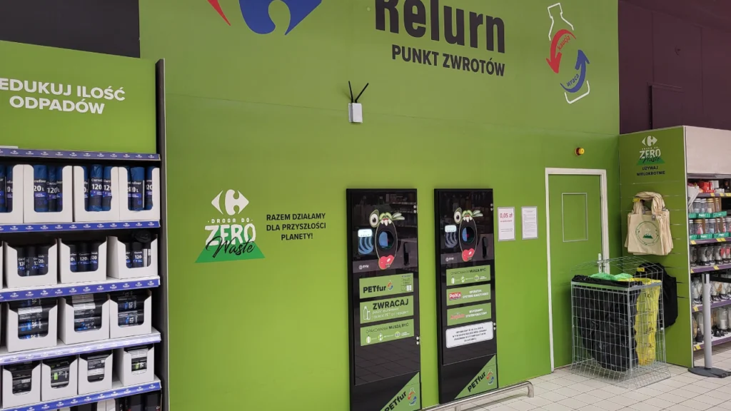 Carrefour uruchomił pilotaż systemu kaucyjnego
